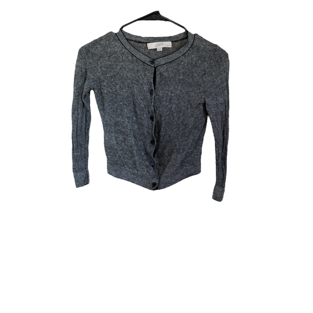 💐LOFT Gray Women's Cardigan Sweater